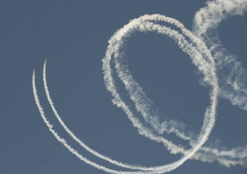 Torre del Mar acoge este festival aéreo internacional con 40 aeronaves de cuatro países diferentes 