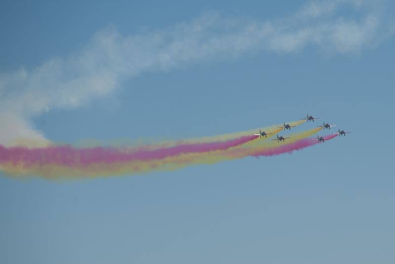 Torre del Mar acoge este festival aéreo internacional con 40 aeronaves de cuatro países diferentes 