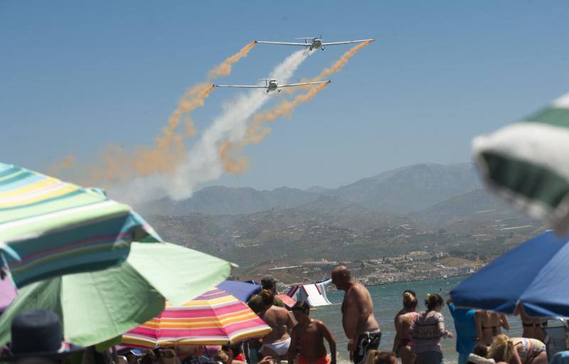 Torre del Mar acoge este festival aéreo internacional con 40 aeronaves de cuatro países diferentes 