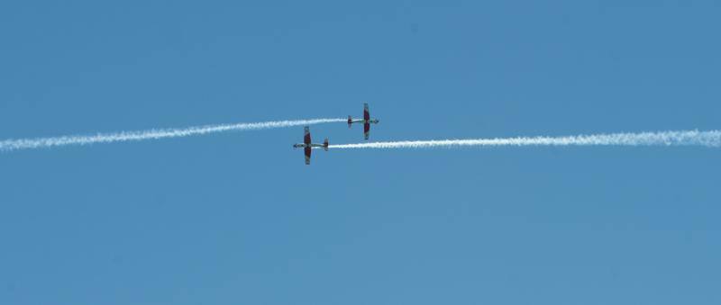 Torre del Mar acoge este festival aéreo internacional con 40 aeronaves de cuatro países diferentes 