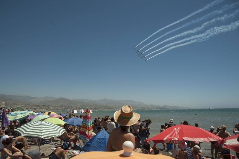 Torre del Mar acoge este festival aéreo internacional con 40 aeronaves de cuatro países diferentes 