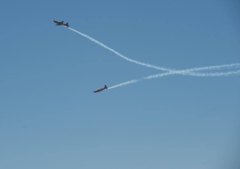 Torre del Mar acoge este festival aéreo internacional con 40 aeronaves de cuatro países diferentes 