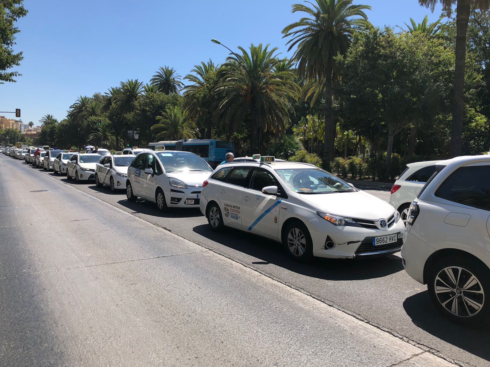 Segunda jornada de huelga en Málaga del sector 