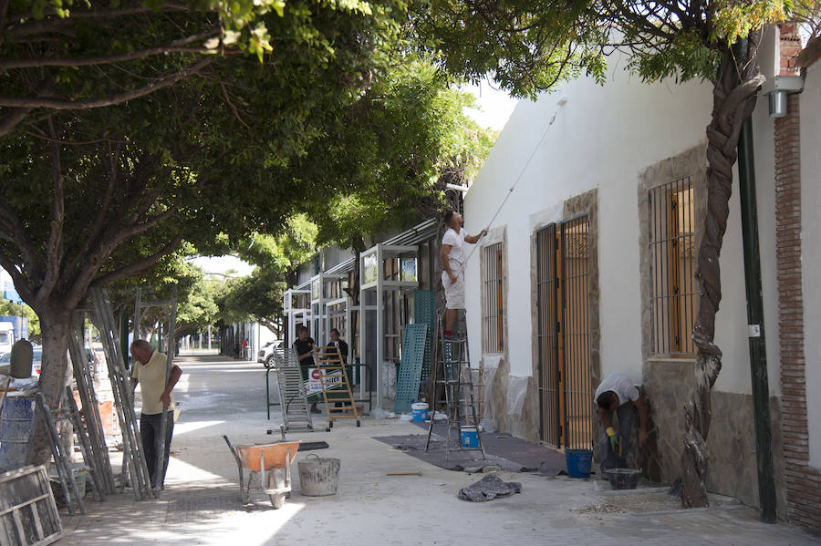 Cuenta atrás para la Feria de Málaga 2018 y en el Real del Cortijo de Torres se trabaja para que todo esté a punto.