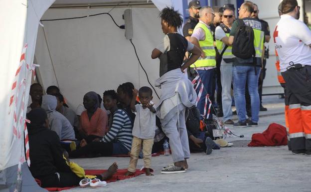 Situación en el Puerto de Málaga.