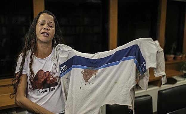 Bruna da Silva, madre del joven asesinado Marcos Vinícius
