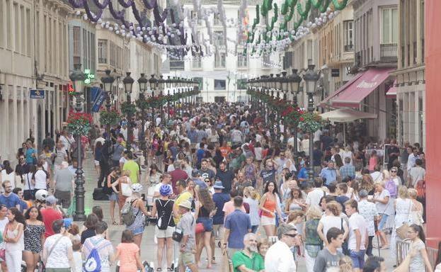 Ambiente de la feria de Málaga del pasado año.