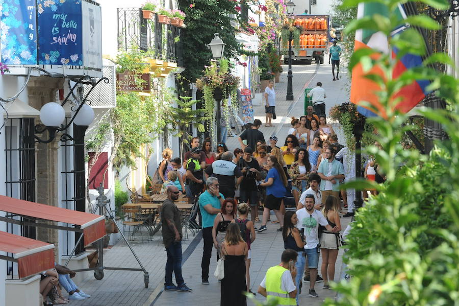 Fotos: David Bisbal graba en Marbella su nuevo videoclip