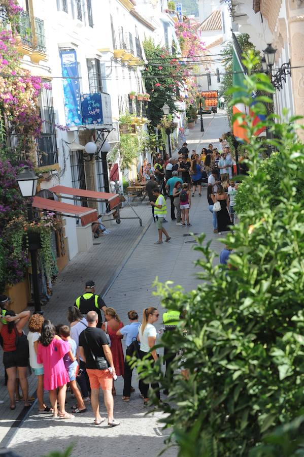 Fotos: David Bisbal graba en Marbella su nuevo videoclip