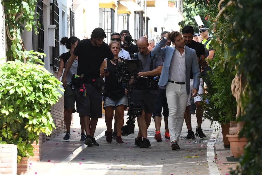 Fotos: David Bisbal graba en Marbella su nuevo videoclip