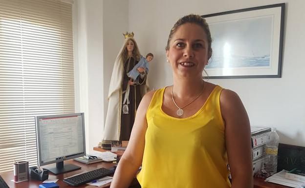 Navas Guerrero es patrona mayor de Caleta desde 2015. 