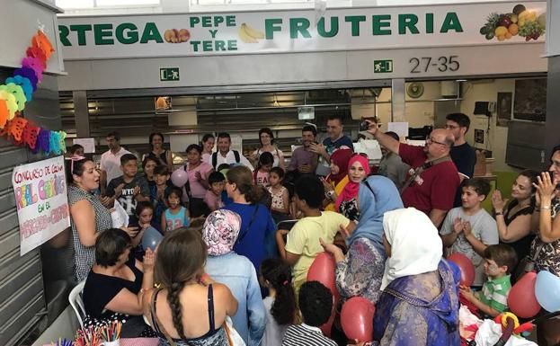 Concurso de cocina en el mercado de El Carmen. 