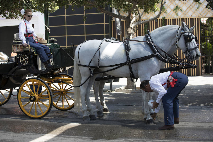 Fotos: Las mejores imágenes del primer domingo de la Feria de Málaga 2018