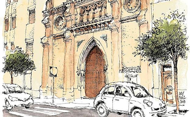 Málaga a trazos: Notre-Dame de El Bulto