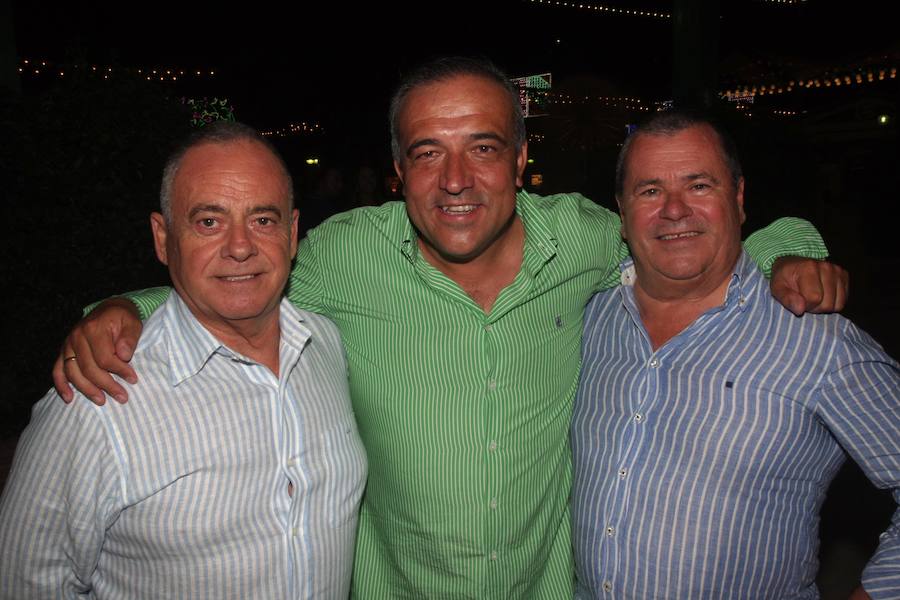 Pepe Gil, Victoriano Zumaquero y Eduardo Rueda.