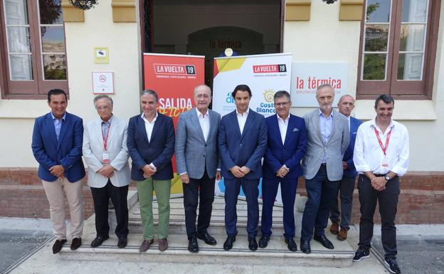 Presentación del inicio de La Vuelta 2019 en La Térmica hoy. 