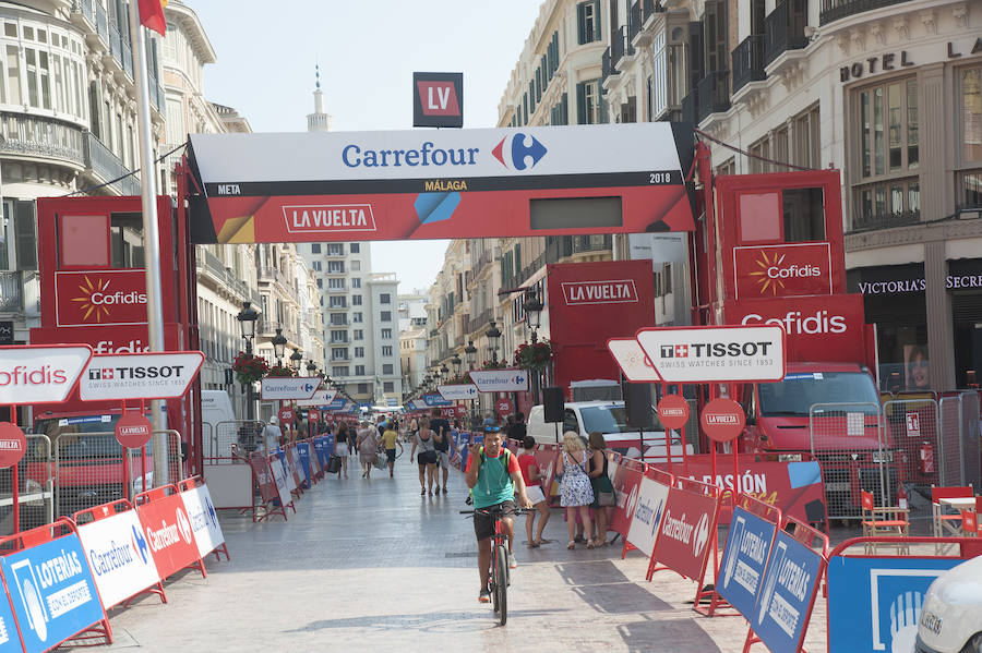 Fotos: Así se prepara Málaga para recibir La Vuelta a España