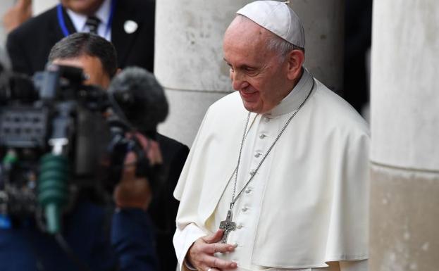 El Papa Francisco a su llegada a Irlanda. 