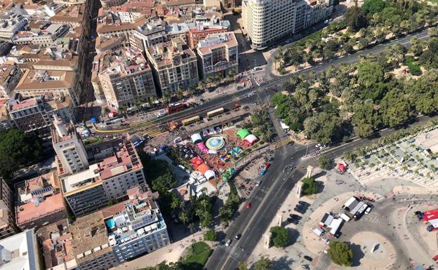 Vídeo | Así vimos la Vuelta en Málaga a vista de pájaro