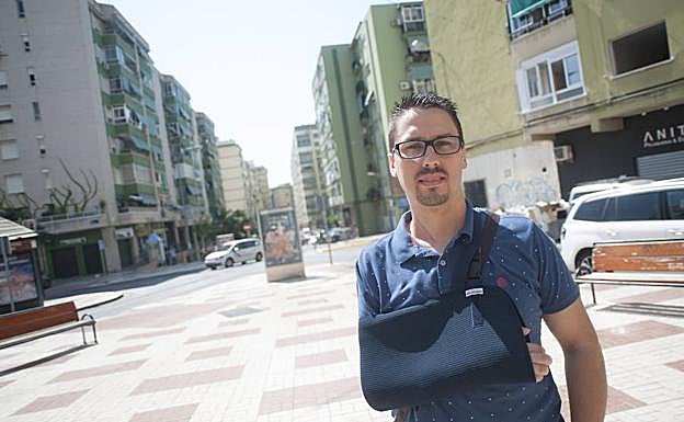 José del Castillo tiene 33 años y lleva casi dos al frente de la asociación de vecinos La Unidad de Nueva Málaga. 