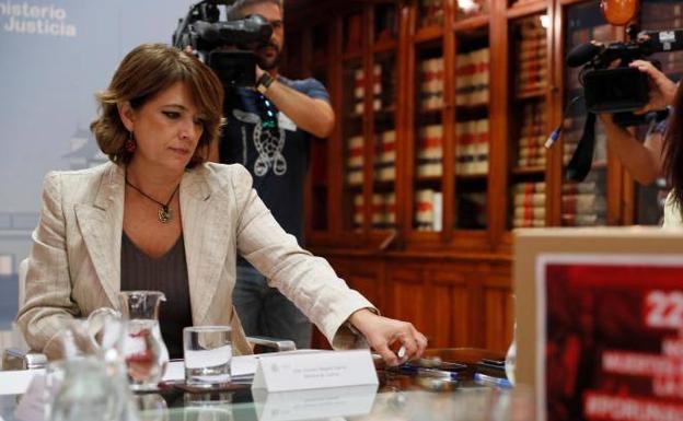 La ministra de Justicia, Dolores Delgado.