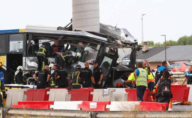 Imagen. Las imágenes del accidente.