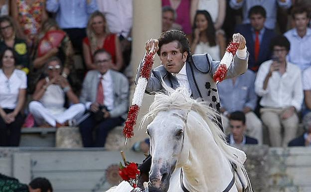 Ventura en el último del festejo. 