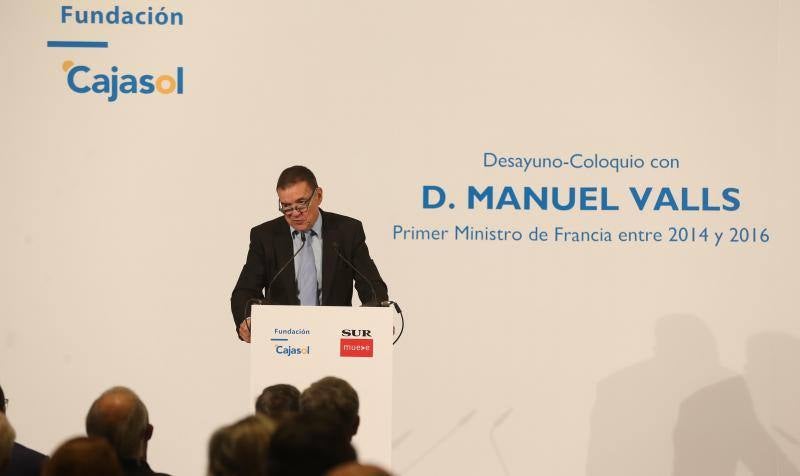 El desayuno-coloquio en colaboración con la Fundación Cajasol se celebró en el Hotel Barceló