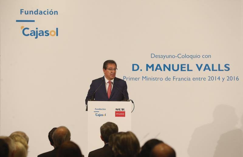 El desayuno-coloquio en colaboración con la Fundación Cajasol se celebró en el Hotel Barceló