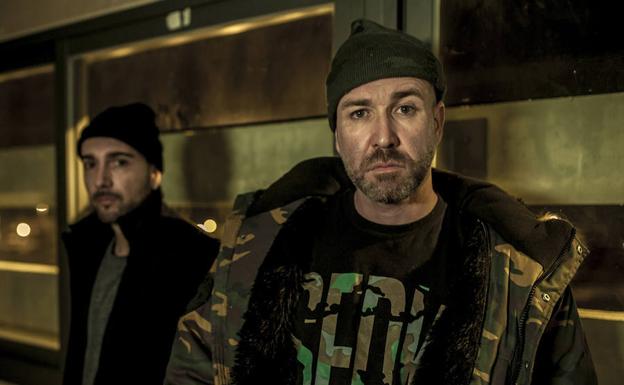 Óscar Sánchez y Zatu, en una imagen promocional de 'Redención'.