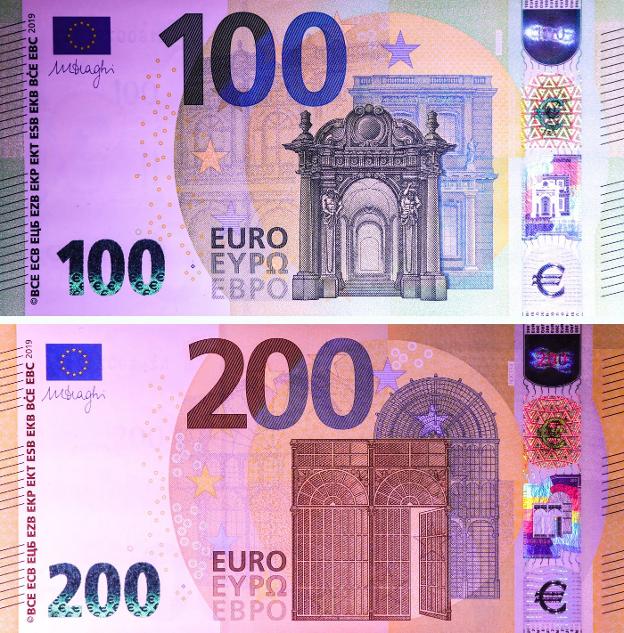 NUEVOS BILLETES DE 100 Y 200 EUROS