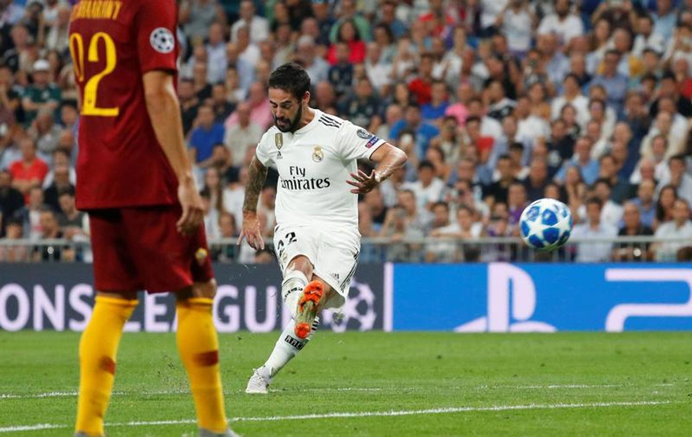 Fotos: El Real Madrid-Roma, en imágenes