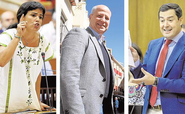 Teresa Rodríguez, Javier Imbroda y Juanma Moreno serán cabezas de lista por Málaga.