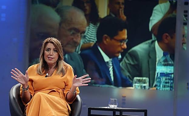 Susana Díaz sobre el alcalde de Málaga: «Se pone nervioso en las puertas de la campaña y vuelve al frentismo»