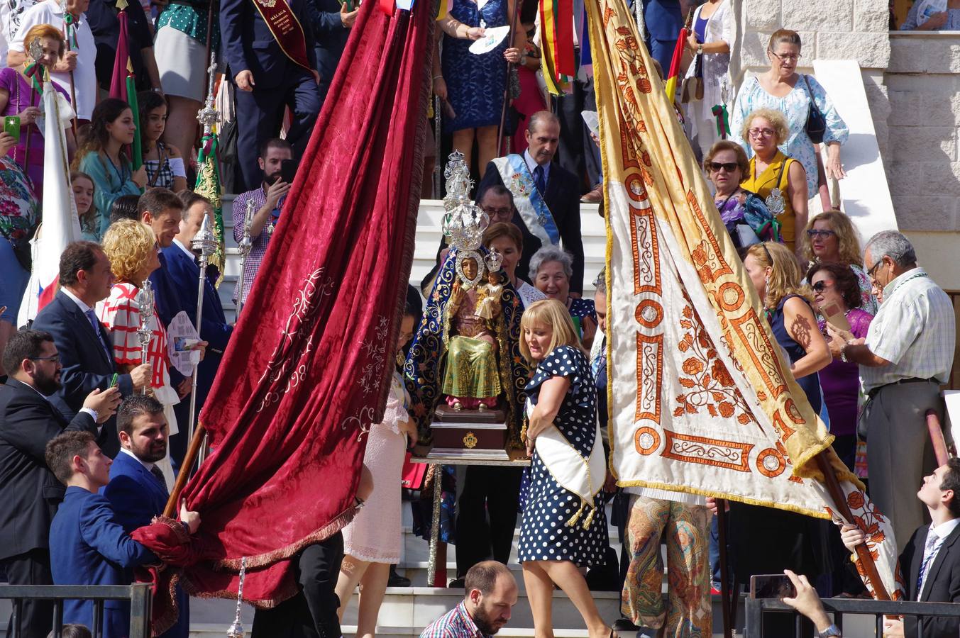 Fotos: Procesión de la Virgen de la Cabeza en la barriada Palma-Palmilla de Málaga