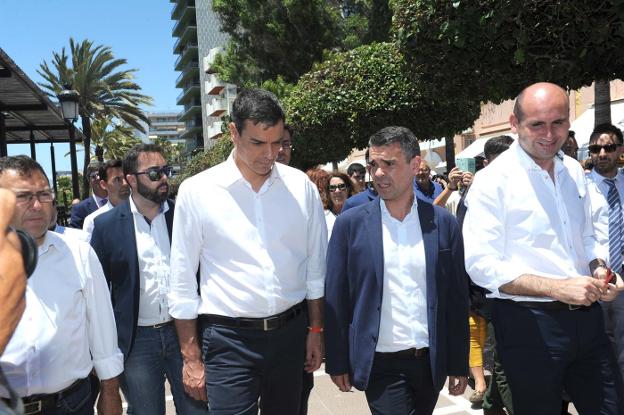 Sánchez y Bernal en Marbella en junio de 2016. 