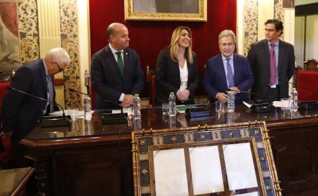 Susana Díaz, en Antequera. 