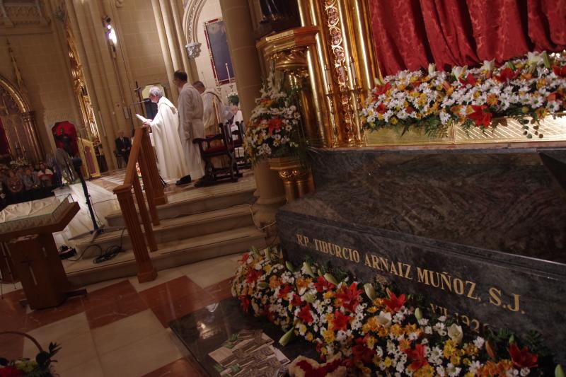 Este histórico acontecimiento ha llenado la ciudad de fieles llegados desde diferentes puntos. Vigilia en el Sagrado Corazón previa a la beatificación del padre Tiburcio Arnaiz