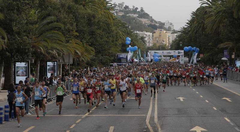 Más de 18.000 personas corrieron por las calles de Málaga en la 40 edición de esta tradicional prueba popular