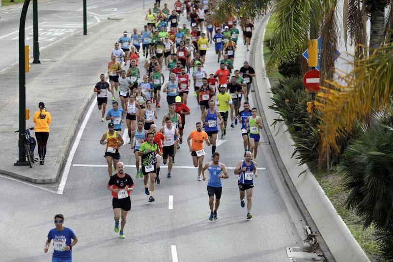 Más de 18.000 personas corrieron por las calles de Málaga en la 40 edición de esta tradicional prueba popular