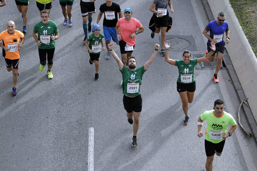 Más de 18.000 personas corrieron por las calles de Málaga en la 40 edición de esta tradicional prueba popular