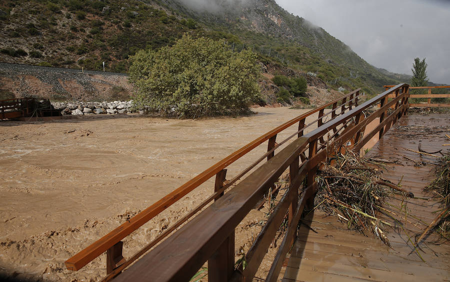 Bobadilla, Campillos, Teba, Casarabonela, Ardales y Estepona se llevan lo peor de la alerta roja que ha dejado registros históricos