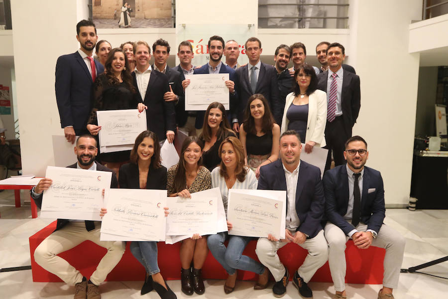 La Cámara de Comercio celebra su acto de graduación. En la foto, promoción del Máster en Administración y Dirección de Empresas (MBA).