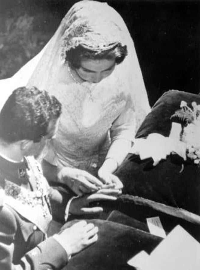 Juan Carlos I y Sofía de Grecia contrajeron matrimonio en Atenas el 14 de mayo de 1962.