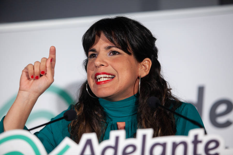 Teresa Rodríguez, en Sevilla. 