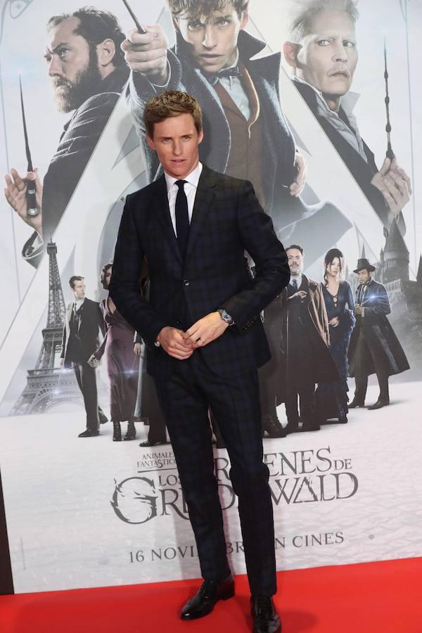 Los actores de la nueva película posaron durante el preestreno en Madrid