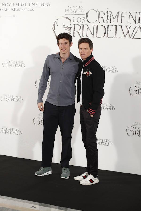 Los actores de la nueva película posaron durante el preestreno en Madrid