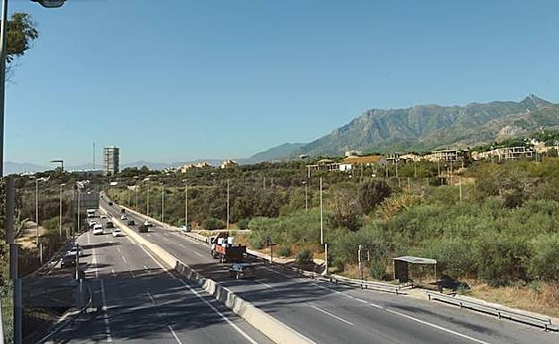 Vista general de la parcela de Marbella. 