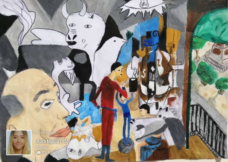 La Orquesta Sinfónica Provincial estrenará en el Martín Carpena la obra compuesta por Yuri Chugúyev en un concierto organizado por la Fundación Orden de la Paz, dentro de los actos del Octubre Picassiano. Niños y niñas de hasta 16 años pueden participar a través de un concurso de dibujo y verán sus trabajos proyectados durante el concierto en una pantalla gigante. Vota y participa:  http://ordendelapaz.org / Dibujo de: Aura Macía (15). Málaga