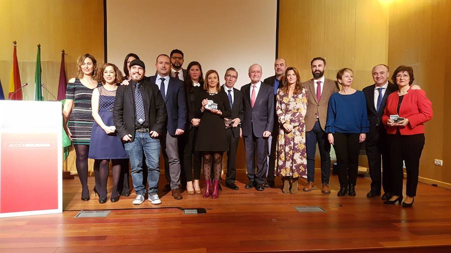 SUR y La Caixa reconocen a cinco entidades por su compromiso con los más desfavorecidos: Fundación Secretariado Gitano, Prodiversa, Altamar, Comedor Santo Domingo y Autismo Málaga